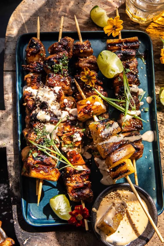 BBQ spiezen aan boord